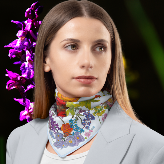 Peak Flora Organic Silk Scarf