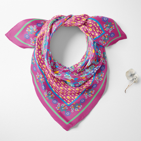 Nordic Organic Silk Twill Scarf