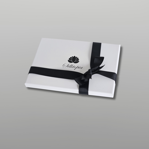 Silktopia's Gift Box and ribbon